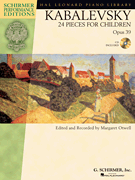 24 Pieces for Children, Op. 39 piano sheet music cover